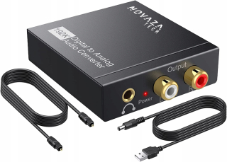 Optický koaxiálny konvertor Toslink RCA 2x CINCH 66